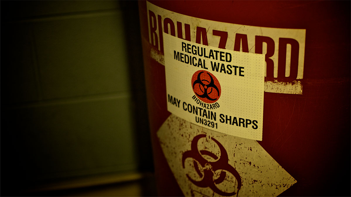 biohazard bin