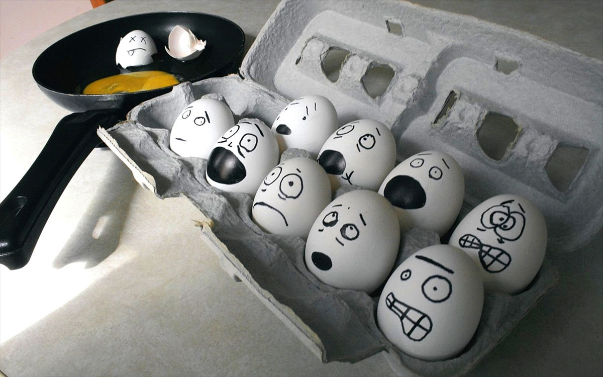 eggs in panic