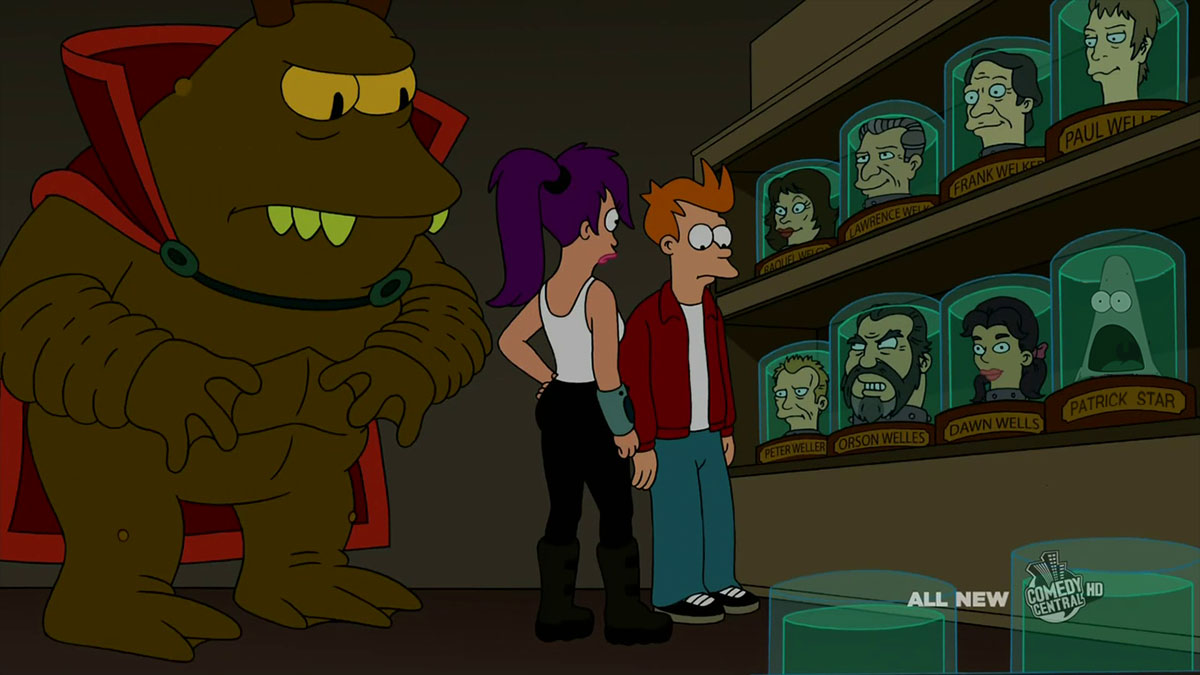 futurama head museum