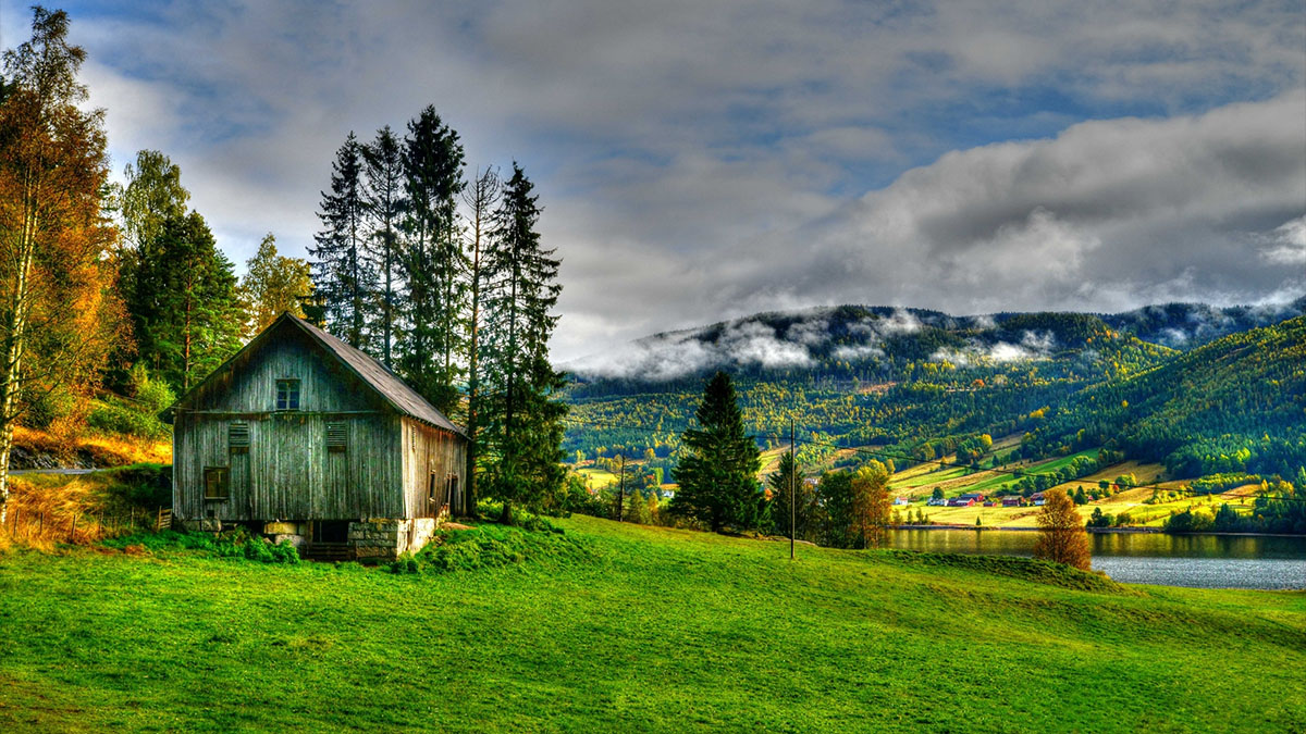 hdr farmhouse