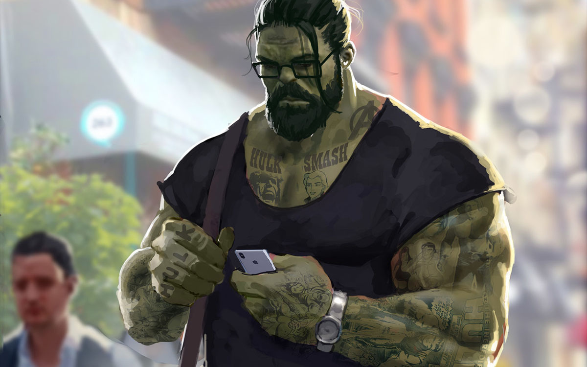 hipster hulk