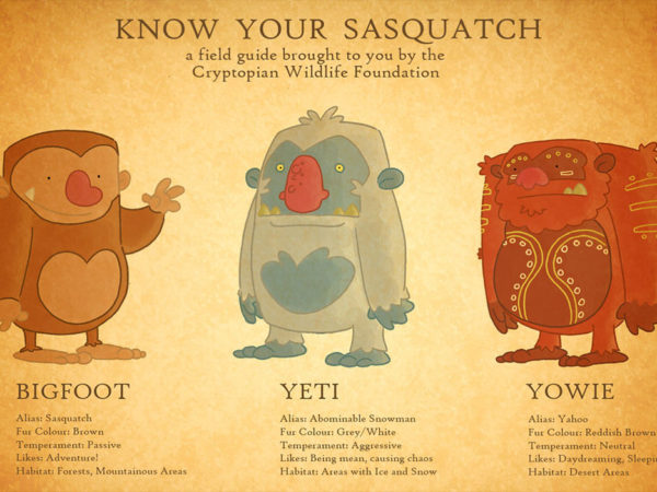 where the sasquatches roam…