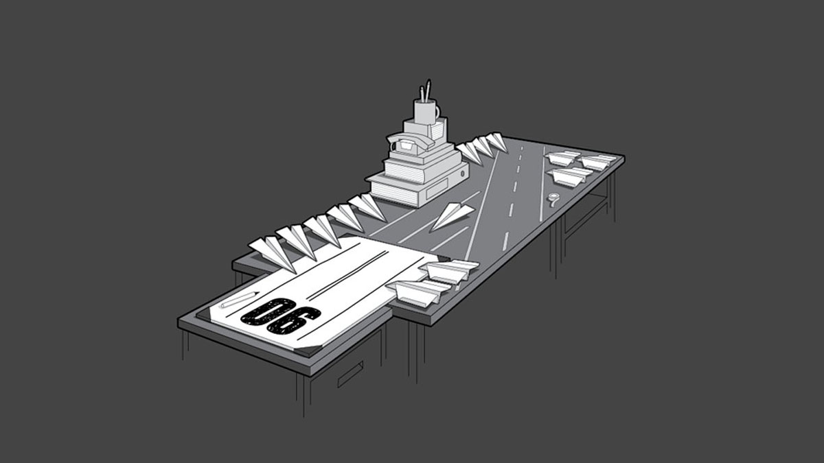 paper aircraft carrier