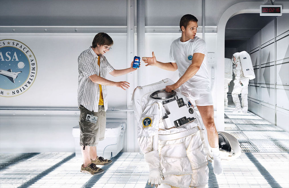 pepsi astronaut ad