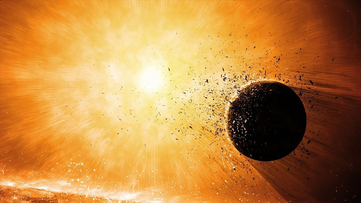 planet hit by supernova