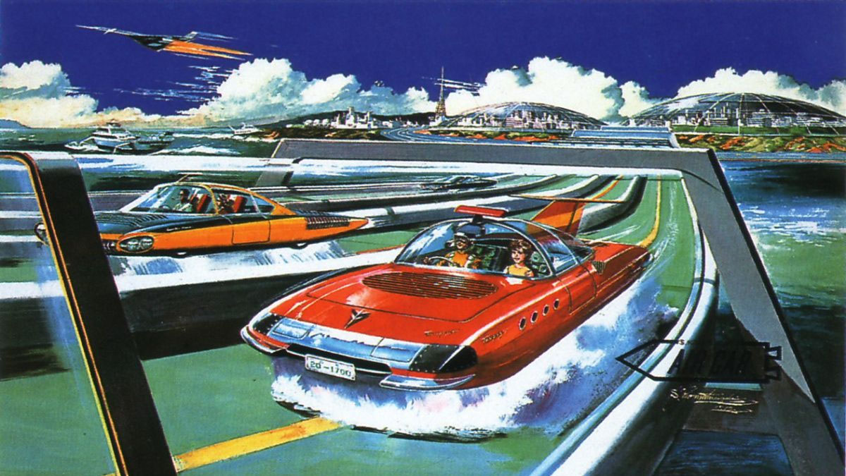 retro hovercar