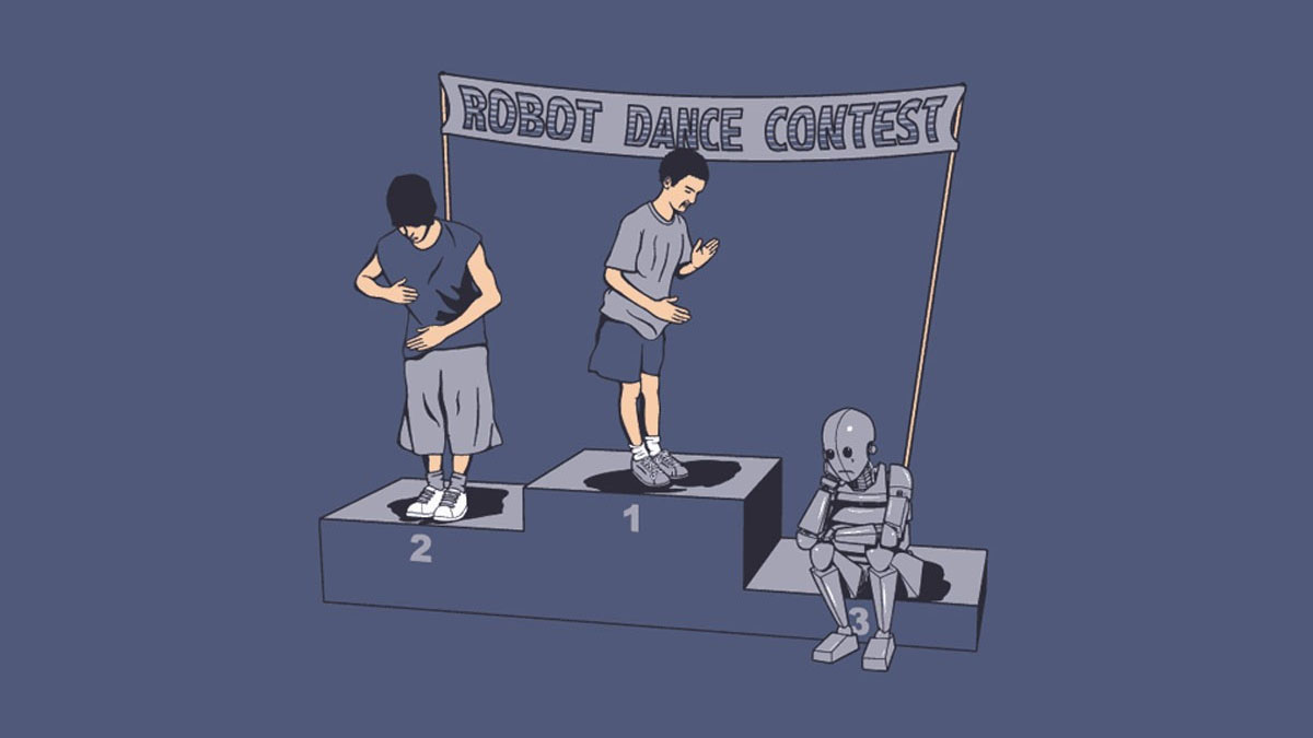 robot dance contest