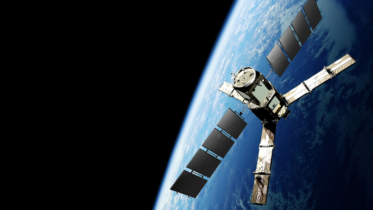 satellite in orbit