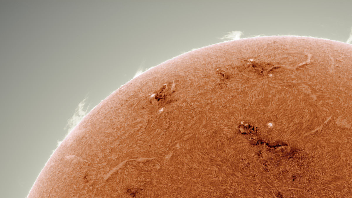 sun false color